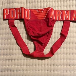 Emporio Armani Bold Red Men's Briefs